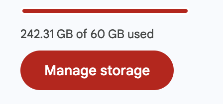 How to run out of space on an unlimited Google Drive.